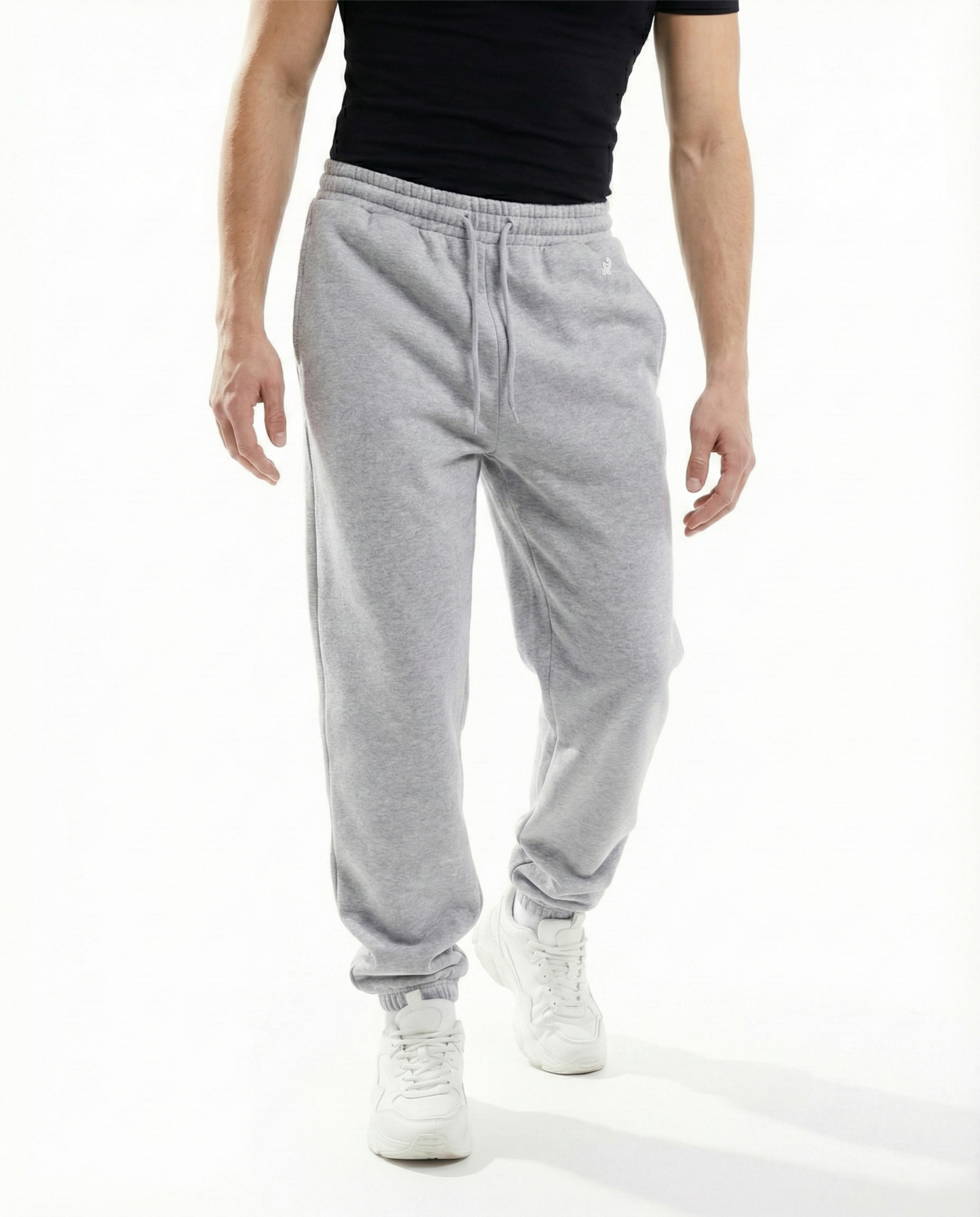 Men's Grey Melange Sweatpants