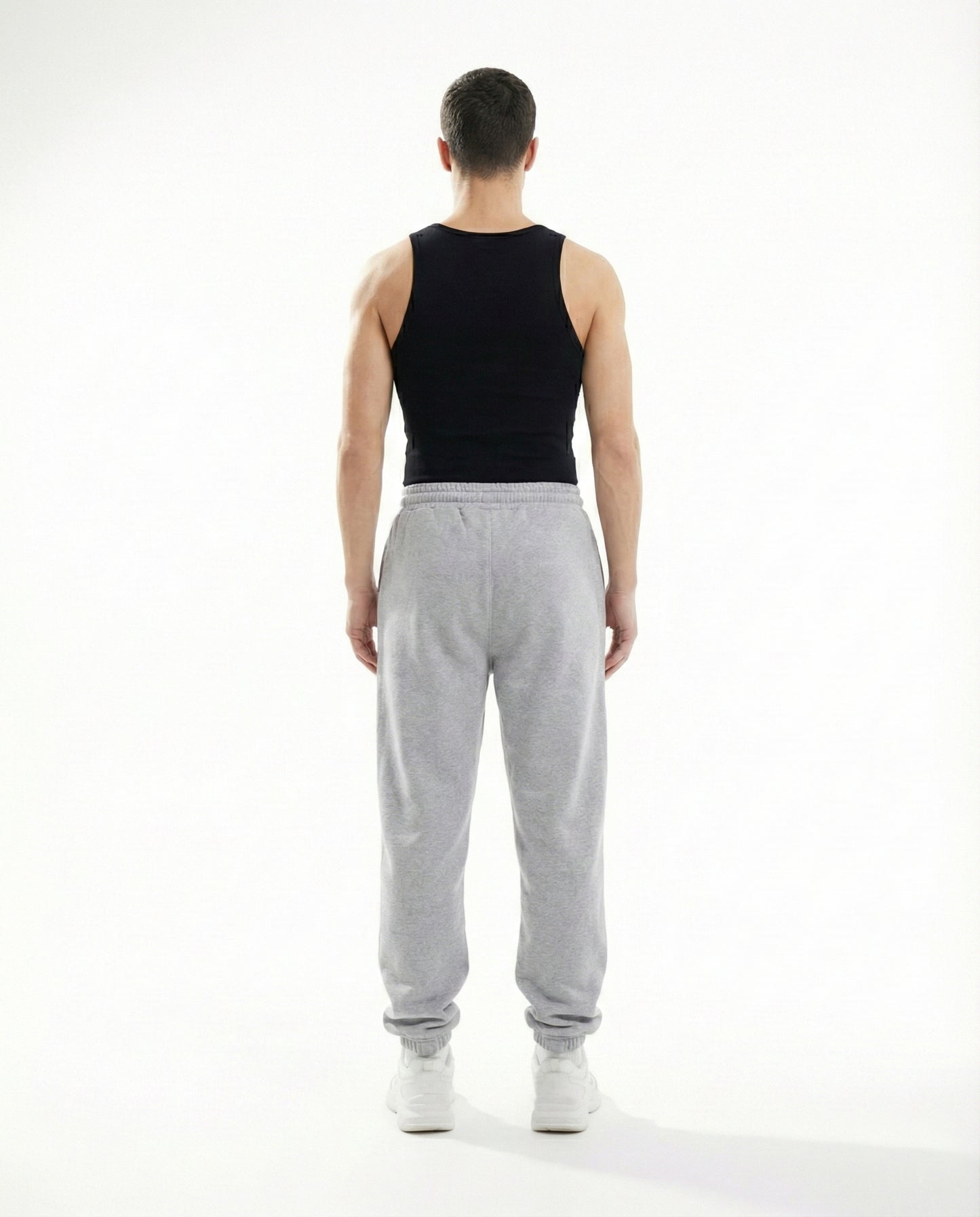 Men's Grey Melange Sweatpants